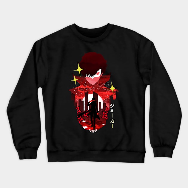 Joker Sunset Crewneck Sweatshirt by DANDINGEROZZ